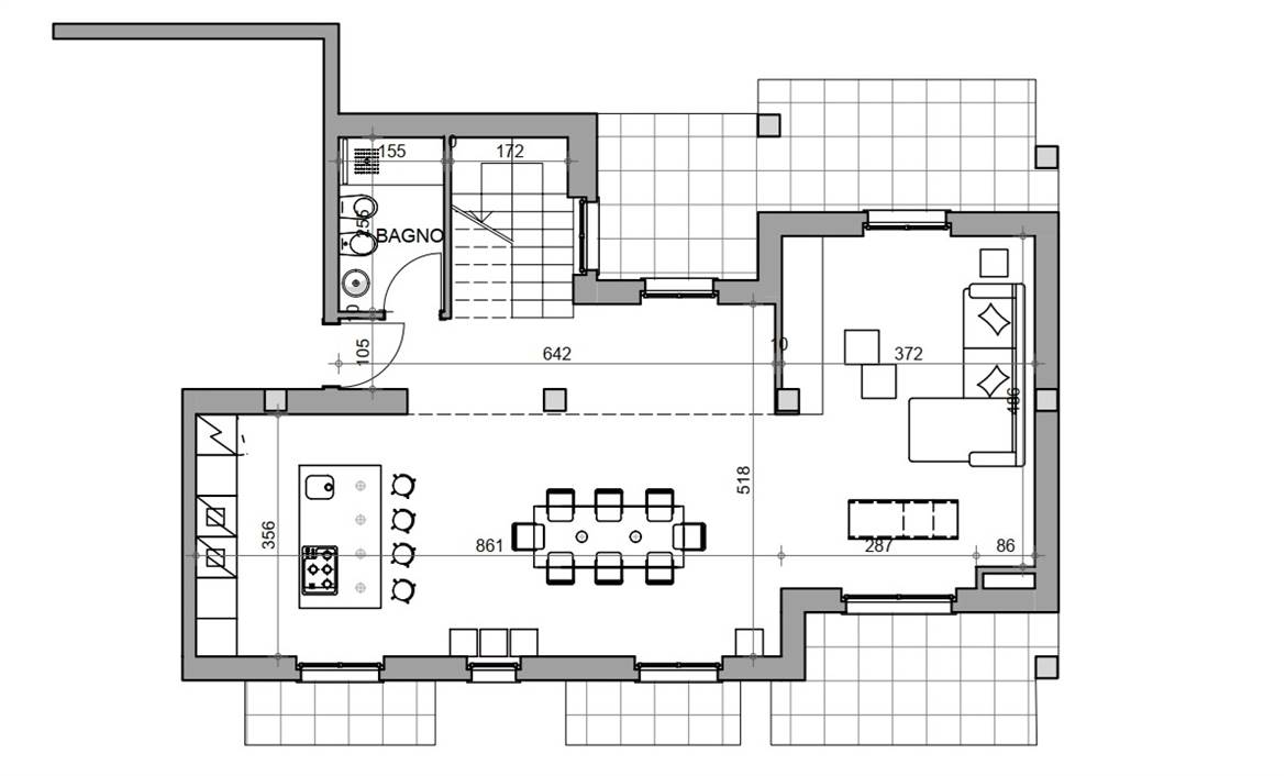 Living Area Floor Plan